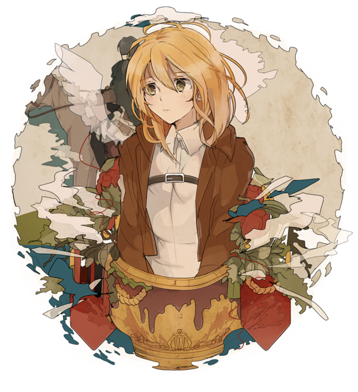   Anime Art, , Historia Renz (Krista Renz), Attack on Titan, Shina 000