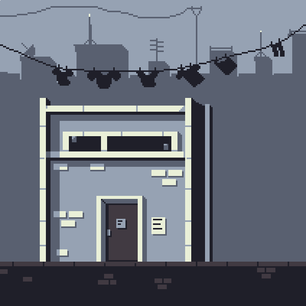 Домик - Aseprite, Pixel Art, Моё