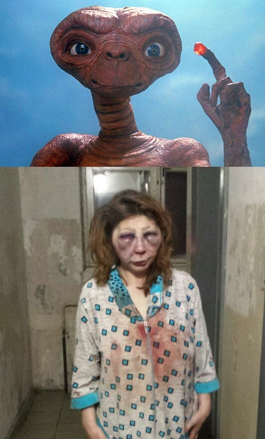 Great cosplay - Cosplay, Hyperrealism, Humor, Alcoholics, E.T. The Extraterrestrial 1982