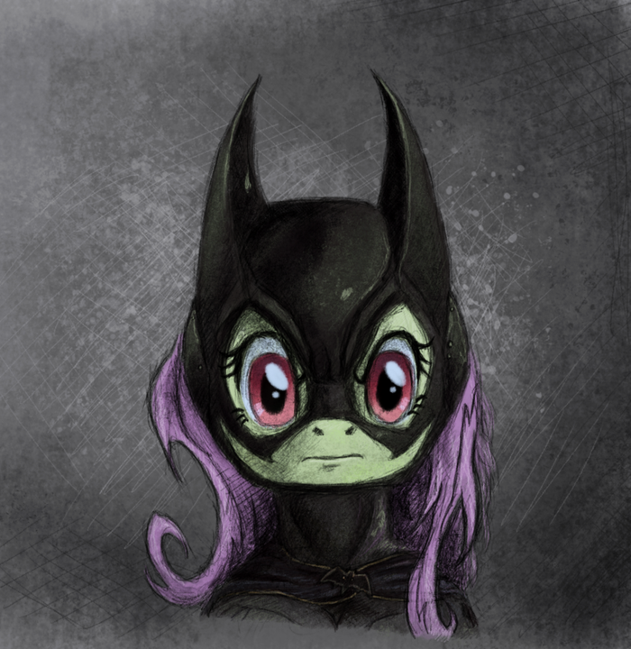 Arkham FlutterBat My Little Pony, Fluttershy, Flutterbat, , Batman, 