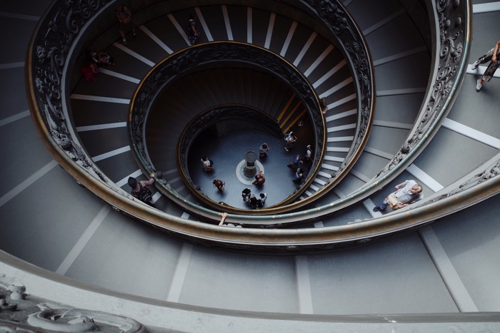 Stairs of Bramante in the Vatican - My, Pentax k-1ii, Vatican, Pentax, Stairs, Italy