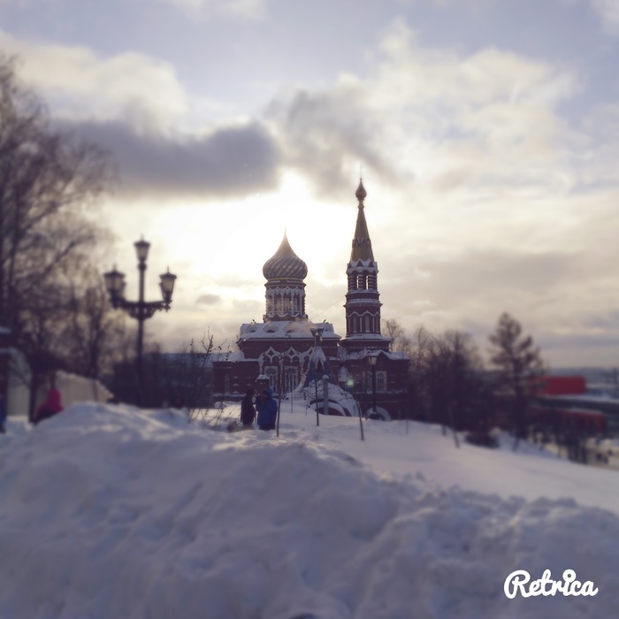 Ижевск. Казанская церковь. - Моё, Фотография, Церковь, Город, Ижевск