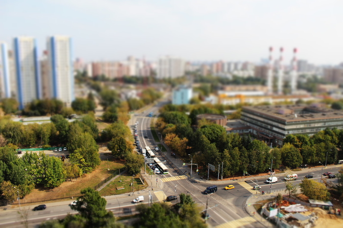 Вид из окна. "Игрушечный город".