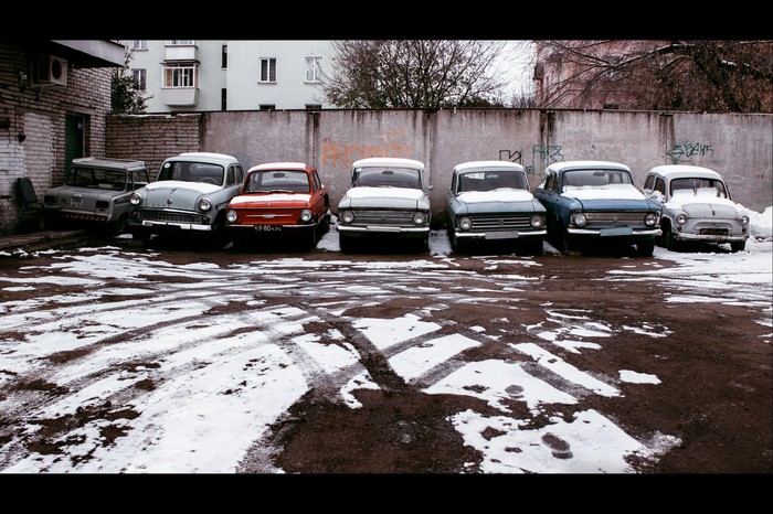 Collection in the yards - My, The photo, Auto, Retro, Retro car, Collection, Domestic auto industry, the USSR, Longpost