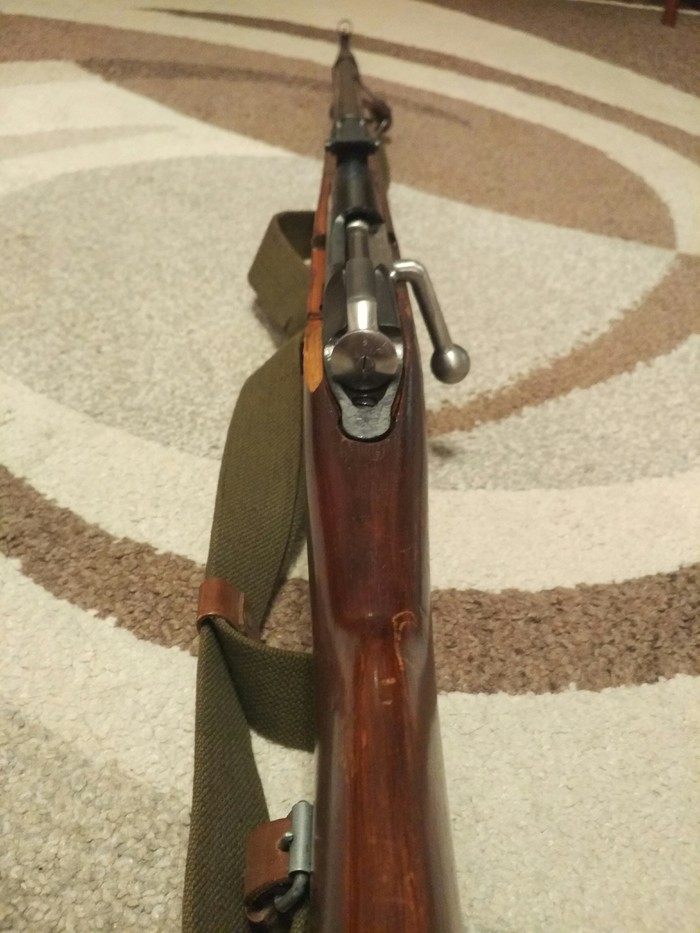 Mosin rifle, do-it-yourself installation of a new lodge. - My, Weapon, Mosin rifle, Sniper rifle, With your own hands, Longpost
