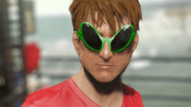 Todd Howard in alien glasses and his copy made in Fallout 4 - Fallout, Fallout 4, Todd Howard, Maud, Reconstruction, Face, Hardened, Fashion