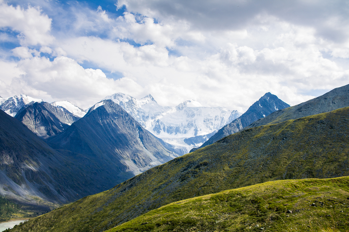 Beluga whale in the clouds - My, The mountains, Altai, Mountain Altai, Akkem, Tourism, The photo, Hike, Beluga Whale Mountain, Altai Republic