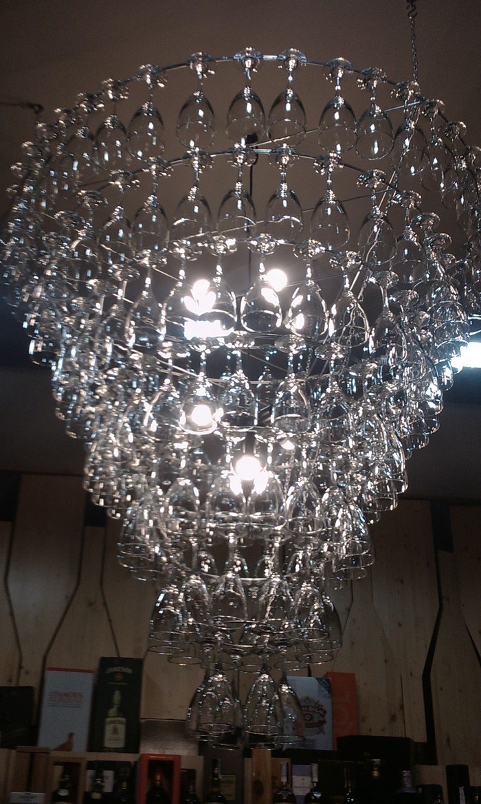 I saw such a chandelier in one of the shops in Kyiv - Kiev, My, Chandelier, Creative