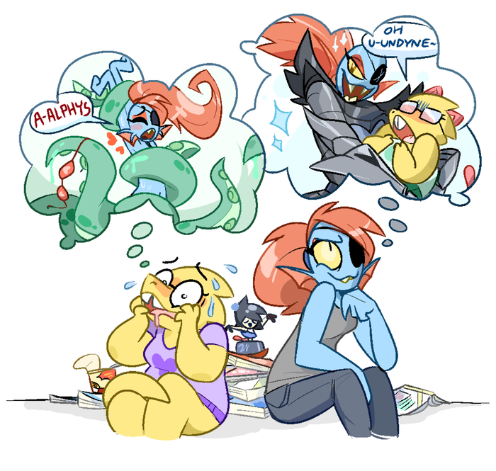      Undertale, , , Alphys, Undyne