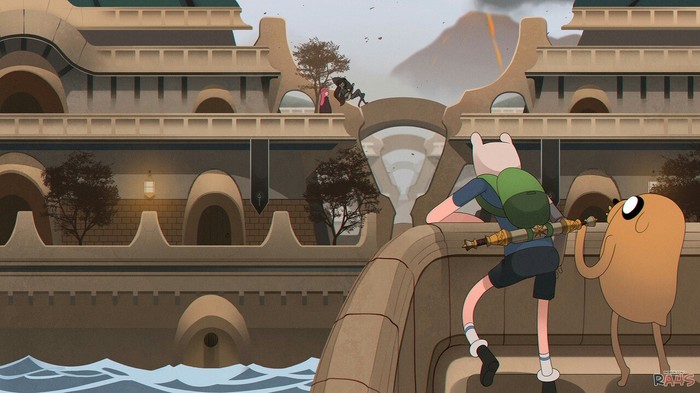 Adventure Time x The Elder Scrolls Crossover! The Elder Scrolls, Adventure Time, Кроссовер, Игры, Мультфильмы, Арт, The Elder Scrolls III: Morrowind