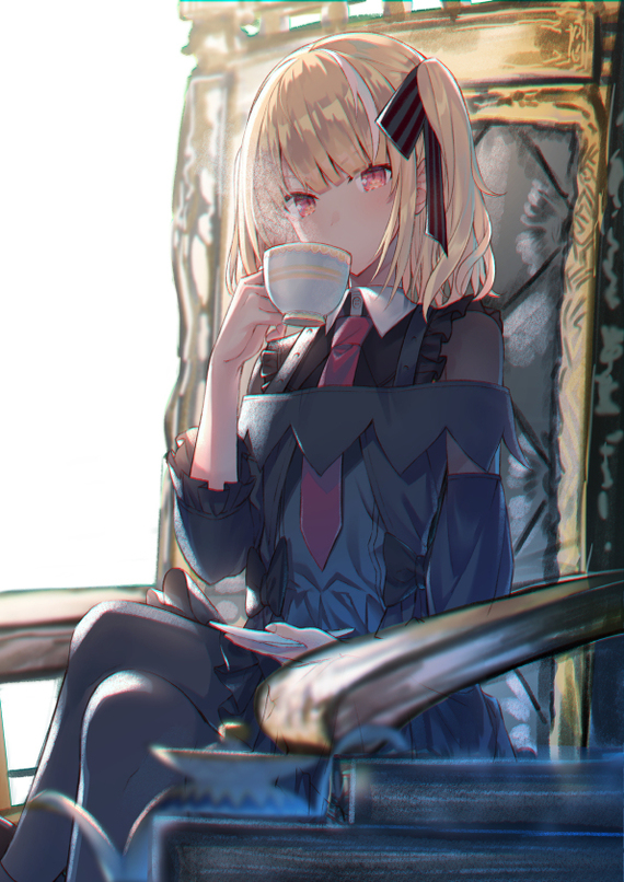 Tea break Anime Art, Original Character, , Rakugaki