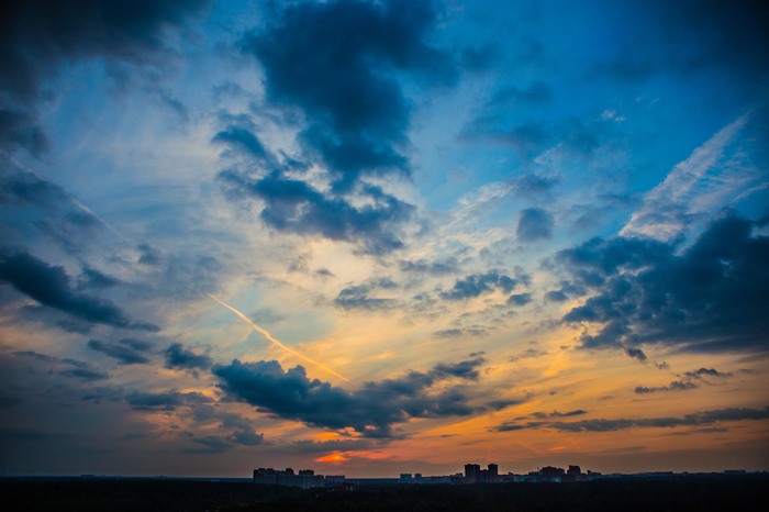 Dawn. View from the window. - My, Balashikha, Подмосковье, Good morning, View from the window, dawn