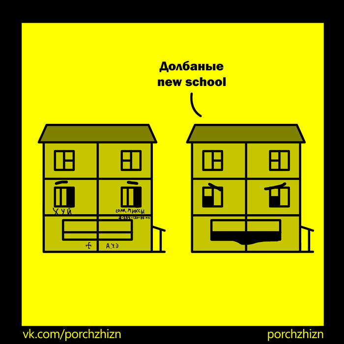 New school , New School, Porchzhizn, 