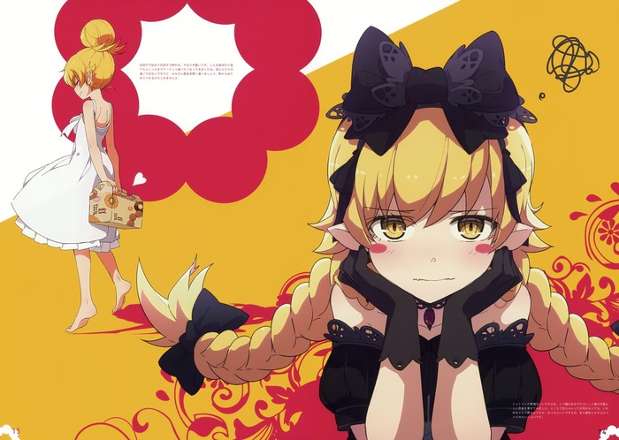     , Anime Art, Monogatari series, Shinobu Oshino, Ogipote