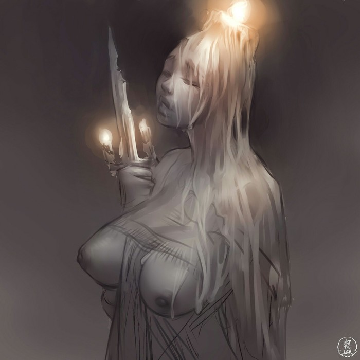 Grand Archives Scholar - NSFW, Nat The Lich, , Dark souls, Dark souls 3, Games, Art, Wax