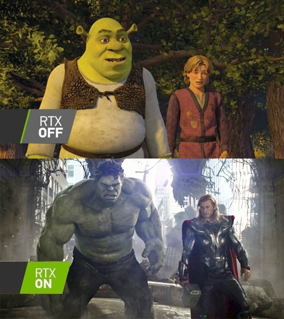 RTX shrek - Shrek, Avengers, Nvidia RTX