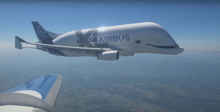 Flying Whale - Airplane, Sky, Airbus, The photo, Airbus Beluga