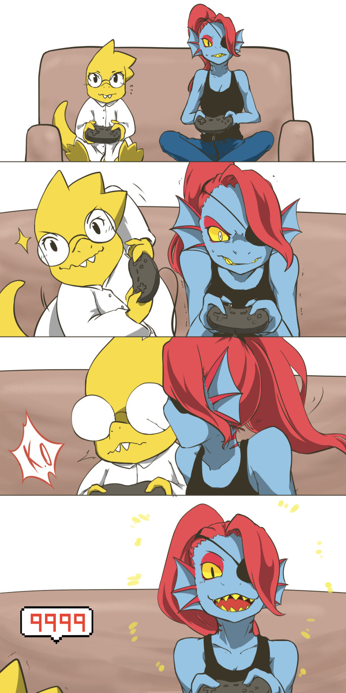 Читер - Undertale, Игры, Комиксы, Alphys, Undyne