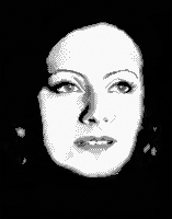 Greta Garbo - Pixel Art, Pixels, Pixel