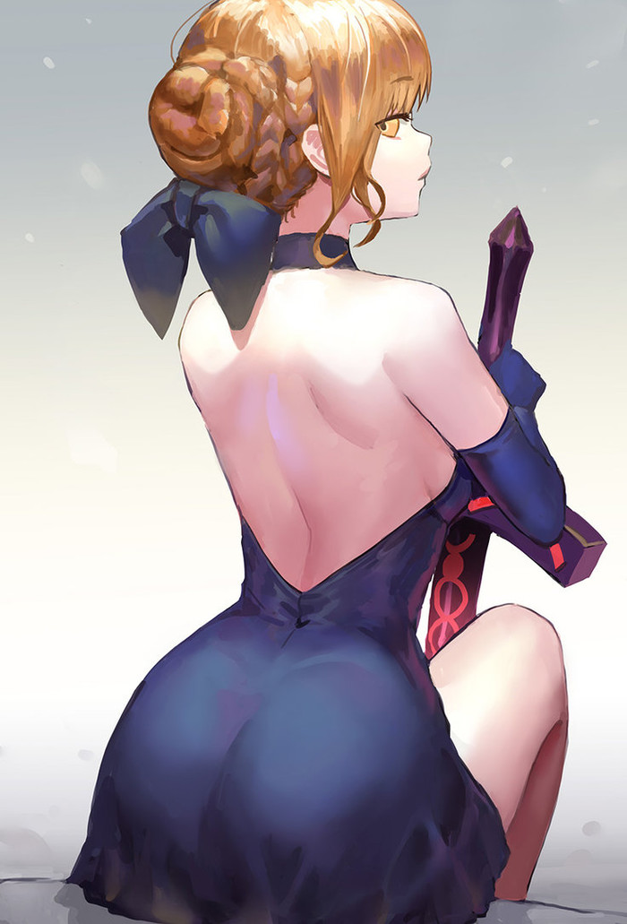 BACK - Art, Girls, Fate grand order, Anime, Canking