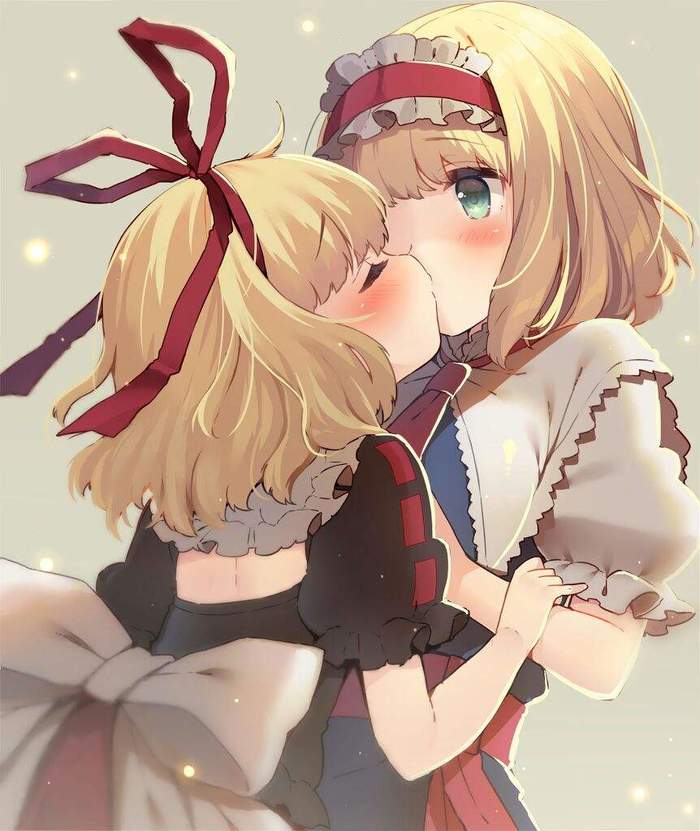  usamata Anime Art, , Alice margatroid, Medicine melancholy, Touhou, Usamata, Yuri