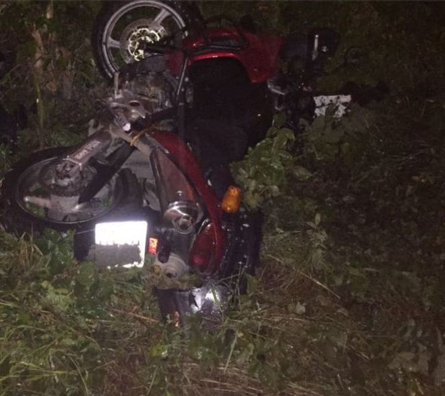 The motorcyclist crashed when he collided with the fence of funeral services. - Road accident, Motorcycles, Crash, Vologda, Moto
