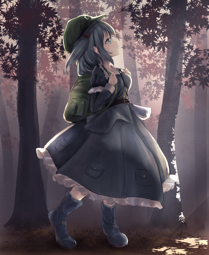 Nitori - Anime, Anime art, Touhou, Kawashiro nitori, 