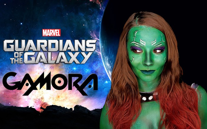 Guardian of the Galaxy and Sister Fidget - My, Cosplay, Makeup, Marvel, Guardians of the Galaxy, Bodypainting, Almaty, Longpost