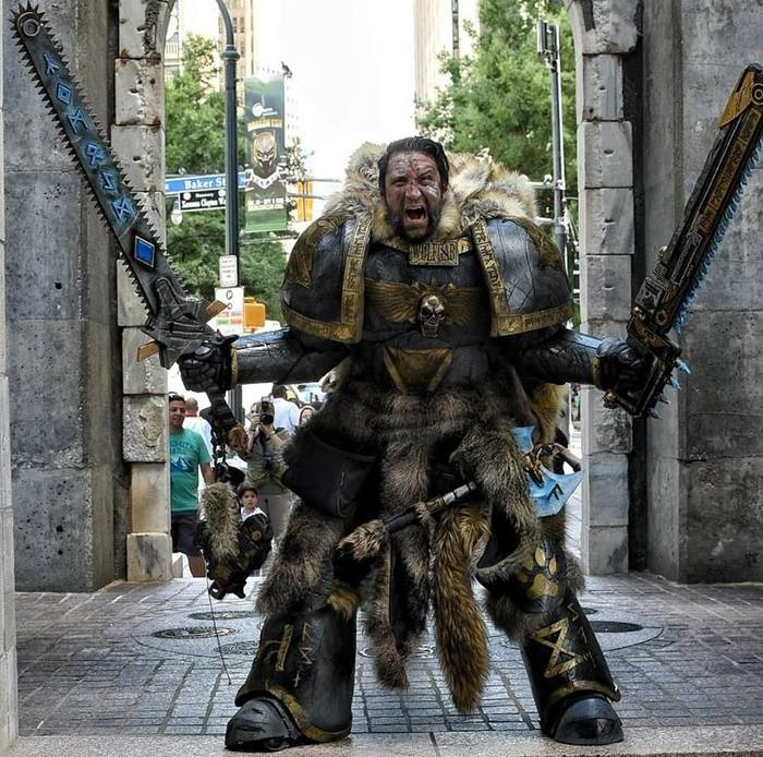    Dragoncon 2018 Warhammer 40k, Space wolves, , 