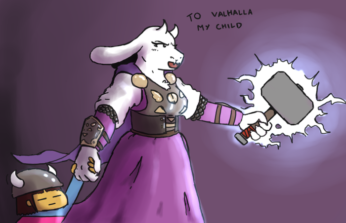 Its Thoriel. Undertale, , , Toriel, Frisk, 