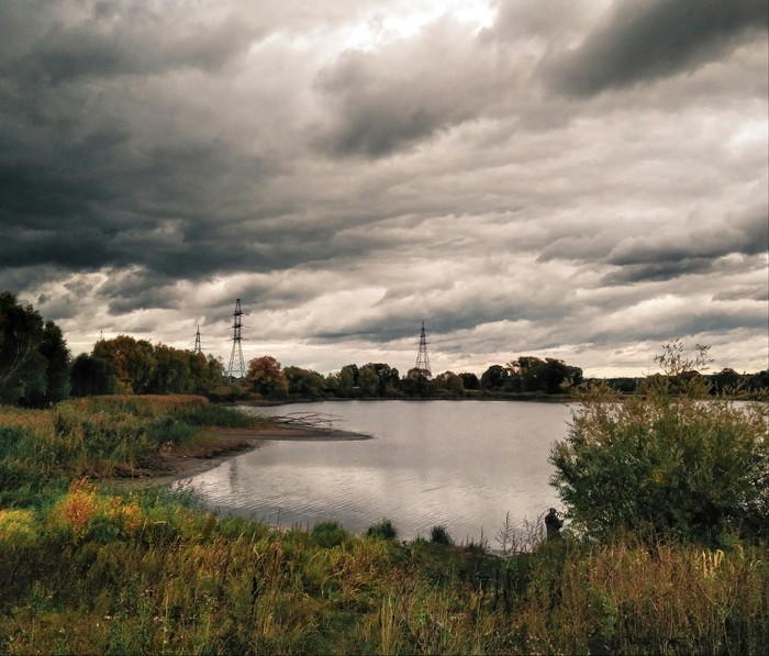 Some autumn photos - My, Autumn, Landscape, Mobile photography, Volga, Longpost, Volga river