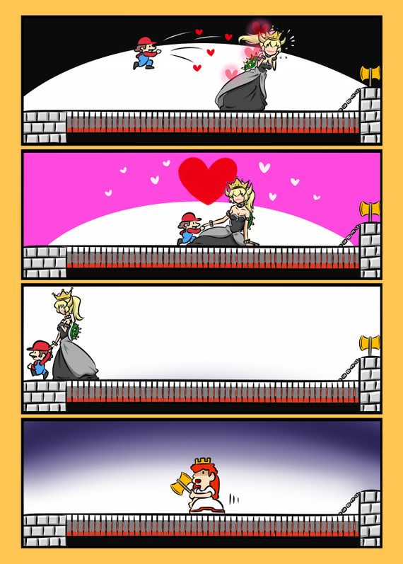 History rewritten. - Bowsette, Mario, Super crown, Rule 63, Games, Super mario bros, Comics