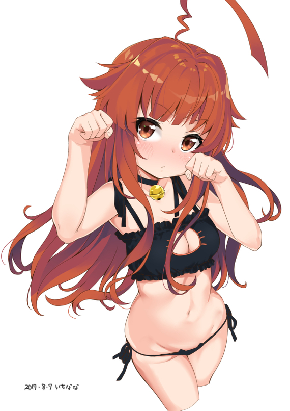 Kuma - NSFW, Kantai Collection, Kuma, Этти, Нижнее белье, Anime Art, Аниме