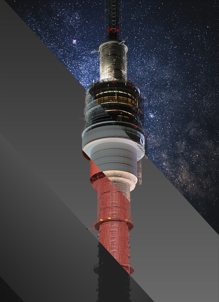Ostankino Tower 3D Render     ;) Simon Chukov, 3ds Max, Redshift, 