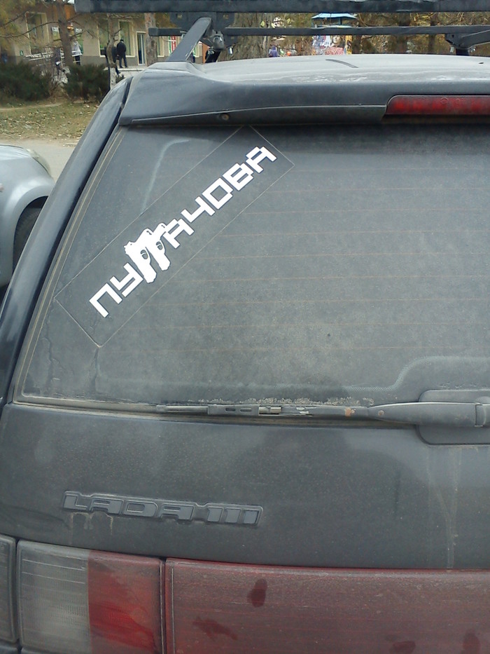 Puggachova - My, , Stickers on cars