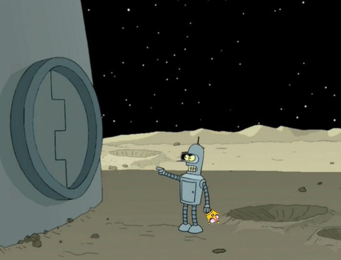 You'll still be kissing my shiny ass! - Bender, Futurama, Super crown