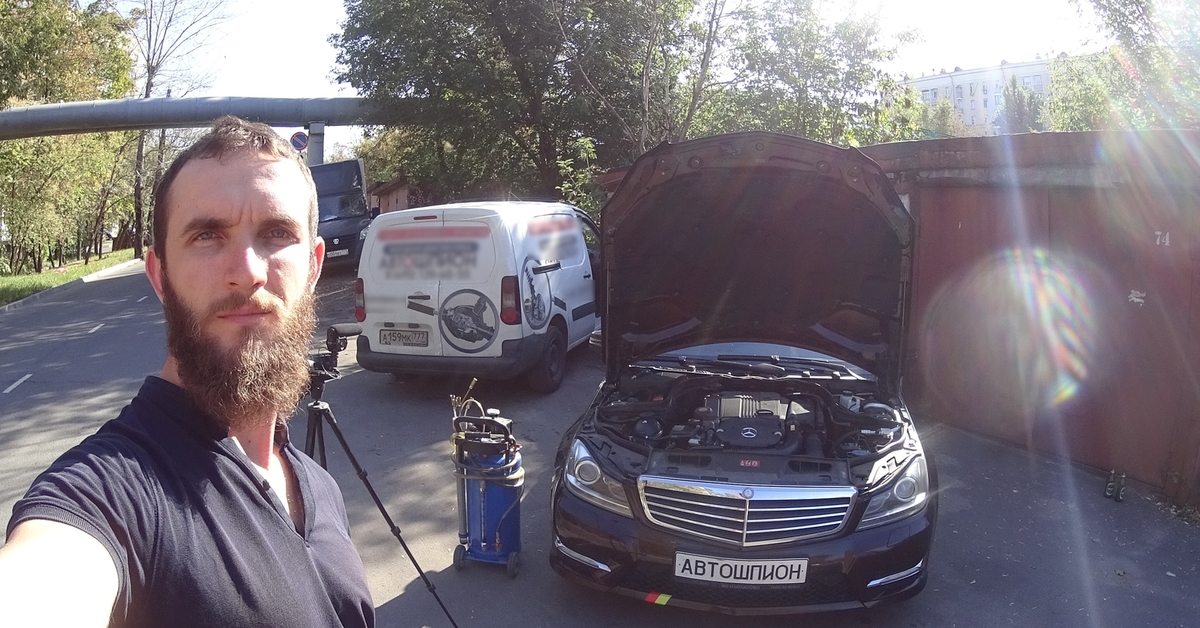 Экспресс замена масла ДВС да еще и прямо у вашего дома! | Пикабу
