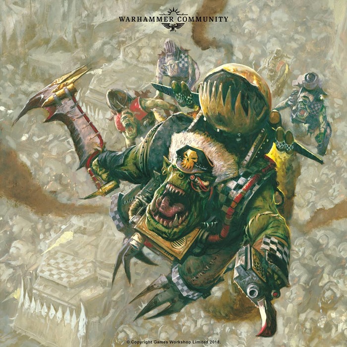 Эпичный арт от Games Workshop. Шторм-бойз