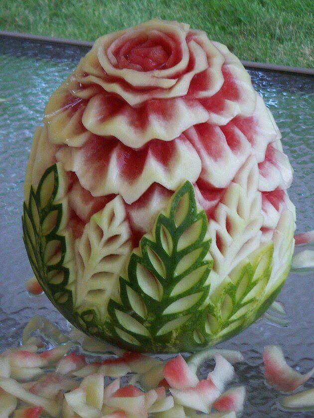 elegant watermelon - Watermelon, Carving