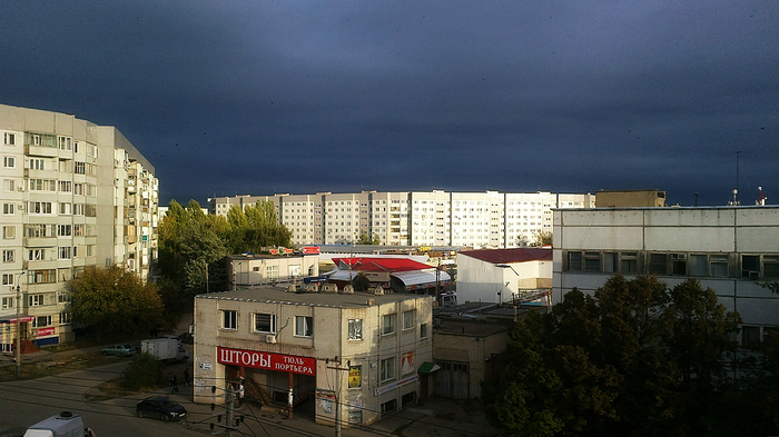 Autumn in Balakovo - My, , Autumn, The clouds, Balakovo