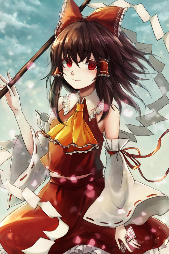 Артик от maho moco - Anime Art, Аниме, Hakurei Reimu, Touhou, Maho moco