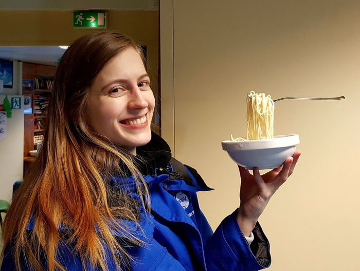 -60°C, More photos from Antarctica. - Cold, Pasta, Concordia, Spaghetti, The photo, Antarctica