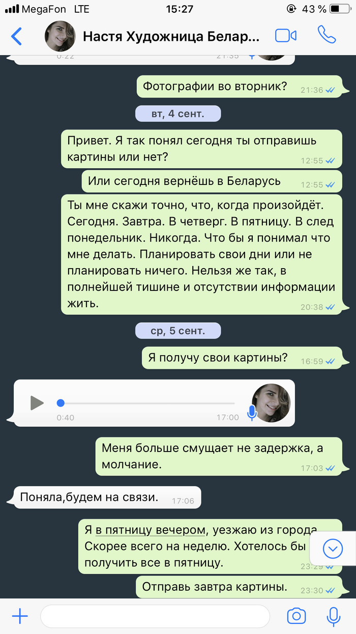 Заказал картины в Белоруссии. Поднимите в топ. - Моё, Обман, Кидалы, Настяпривет, Длиннопост, Без рейтинга