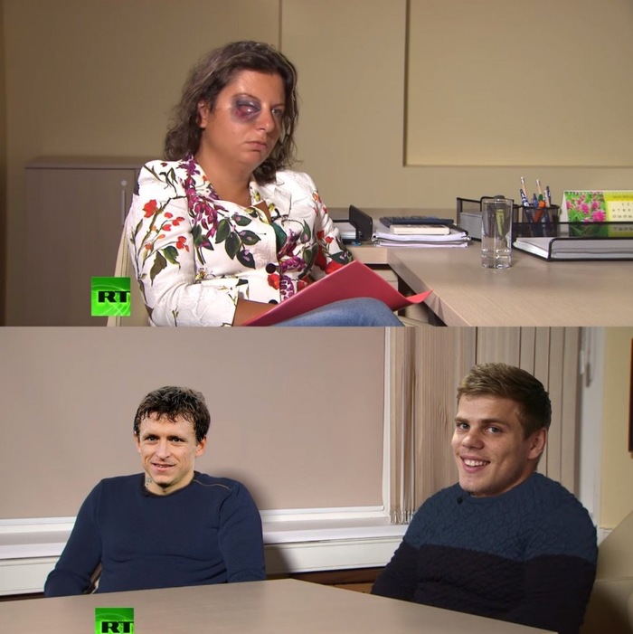 Kokorin and Mamaev - Football, Alexander Kokorin, Pavel Mamaev, RT, Memes, Humor, Russia today