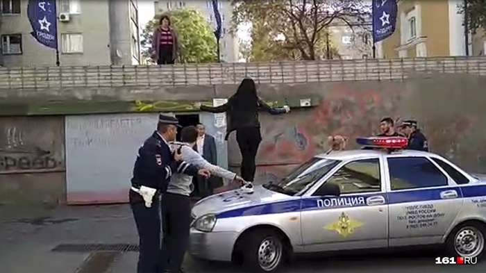 DPS against youth - DPS, Rostov-on-Don, Hooligans, Detention, Video, Longpost