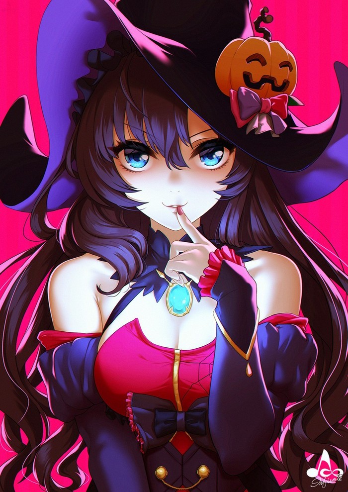 Anime Art - Anime, Anime art, Idolmaster Cinderella Girls, Shiki ichinose, Halloween