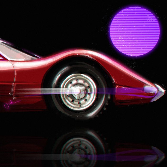 Dino Berlinetta Speciale 1965 , Ferrari, Synthwave, Punksy, Ferrari Dino