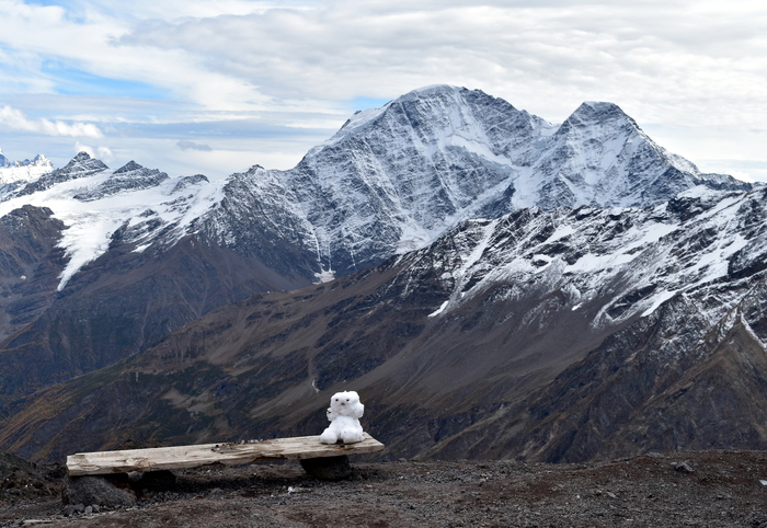 First snowman of the year - , The mountains, My