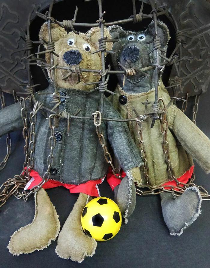 The work of the Krasnoyarsk artist Vasily Slonov Kokorin and Mamaev - Kokorin and Mamaev, , , Ball, The Bears