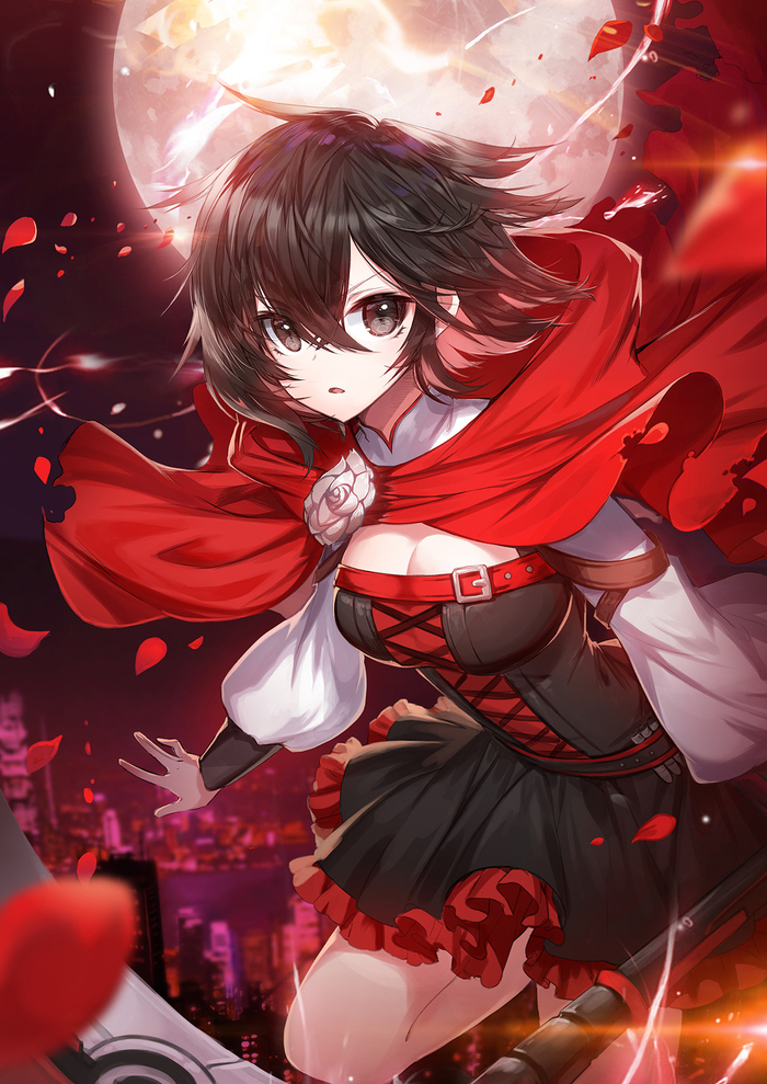 Rose - Anime Art, RWBY, Rose, Не аниме, Ruby Rose